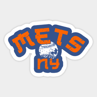 Mets Vintage Japan Sticker